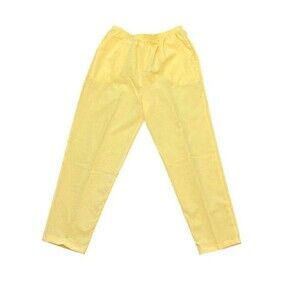 Vintage Cape Cod Women's Size 14P Yellow  Pull On Pants Made in USA Petite Short